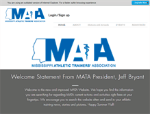 Tablet Screenshot of msata.org